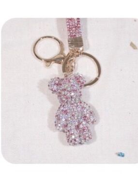 Rhinestone Bear Bagcharm NIP